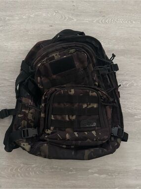 Highland Tactical Camouflage Backpack - Dark Camo